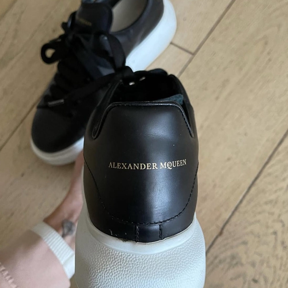 Alexander McQueen Black and White Sneakers